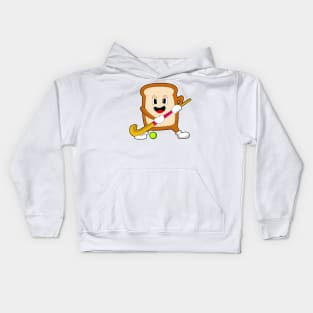 Bread Hockey Hockey stick Kids Hoodie